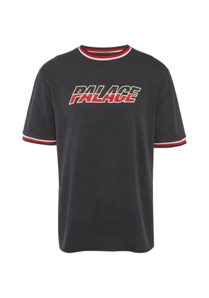 Palace logo embroidered T-shirt - Grey