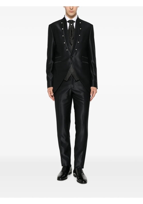 Carlo Pignatelli crystal-embellished suit (set of three) - Grey