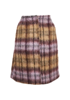 See By Chloé Vintage plaid-pattern mini skirt - Neutrals