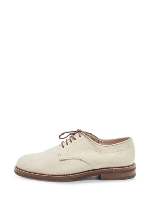 Brunello Cucinelli suede Oxford shoes - Grey