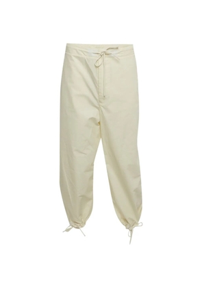Moncler logo-patch trousers - Neutrals