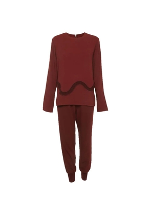 Stella McCartney Pre-Owned embroidered crepe suit