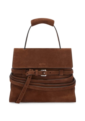 Moschino Tie Me regular handbag - Brown