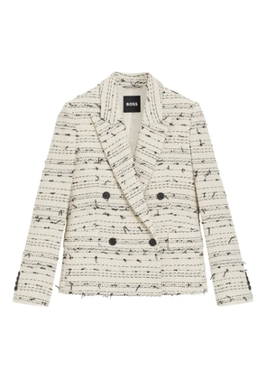 BOSS double-breasted blazer - Neutrals