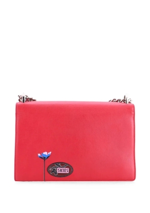 Christian Dior Pre-Owned Diorama Flap Bag Patch Embellished Leather Medium shoulder bag - Pink