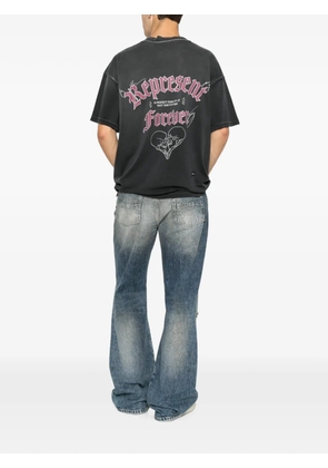 Represent graphic-print T-shirt - Black
