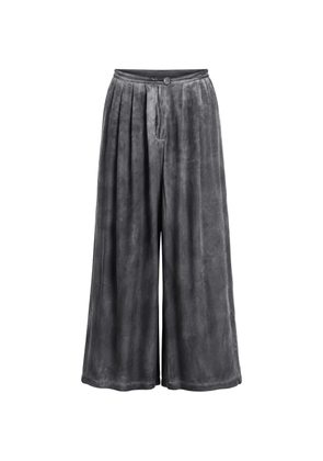 La Haine Inside Us pleated-detail palazzo pants - Grey