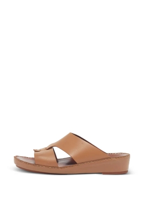 Loro Piana Pre-Owned New Buckle open-toe sandals - Brown