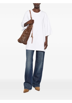 Haikure Gabrielle slit-back T-shirt - White