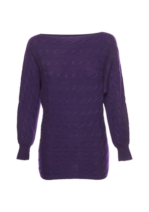 Ralph Lauren Vintage cable-knit sweater - Purple