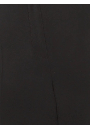 Carolina Herrera Vintage crepe straight-leg trousers - Black