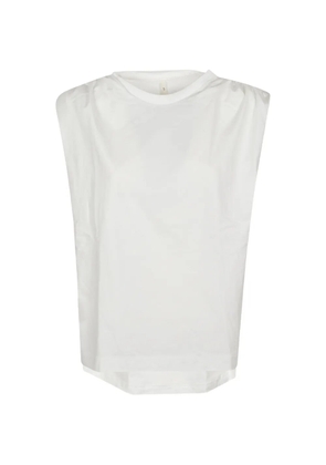 Petar Petrov loose fit padded-shoulder T-shirt - White