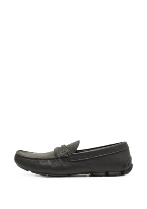 Prada Pre-Owned Penny leather loafers - Black