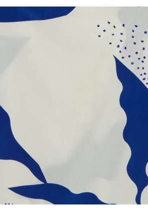 Diane Von Furstenberg Vintage abstract-print silk jumpsuit - White