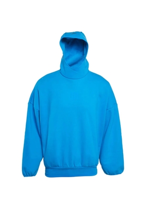 Fear Of God x Adidas logo-print hoodie - Blue