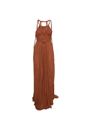 424 Venus braided gown - Brown