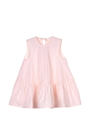 Cecilie Bahnsen Asta ruffled sleeveless blouse - Pink