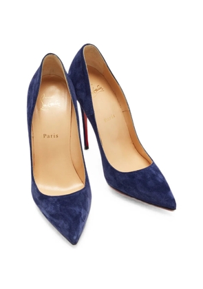 Christian Louboutin Pre-Owned So Kate suede pumps - Blue
