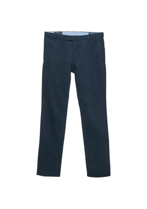 Polo Ralph Lauren Vintage gabardine-texture slim-fit trousers - Blue