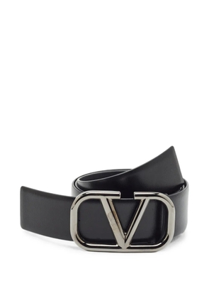 Valentino Garavani Pre-Owned VLogo leather belt - Black