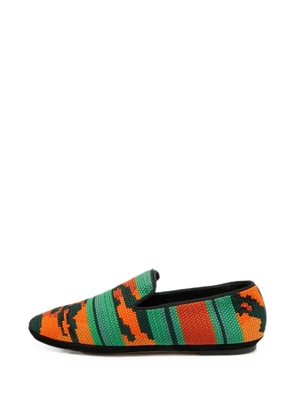 Loewe Pre-Owned Anagram smoking slippers - Orange