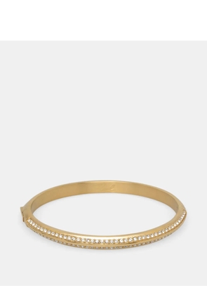 Karl Lagerfeld crystal-embellished bangle bracelet - Gold
