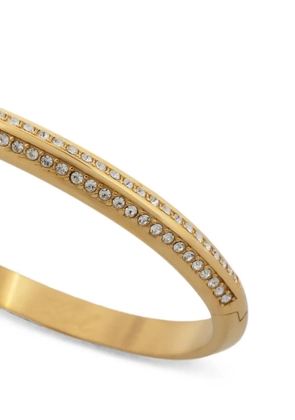 Karl Lagerfeld crystal-embellished bangle bracelet - Gold
