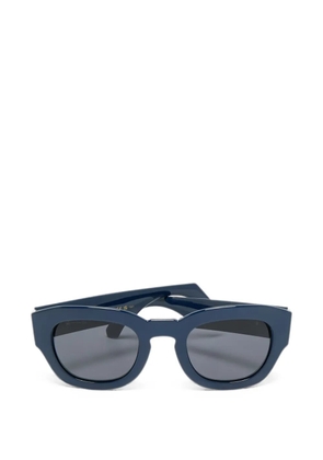 Etro Pre-Owned Pegasus geometric sunglasses - Blue