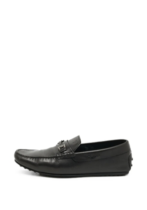 Tod's Vintage braided penny loafers - Black