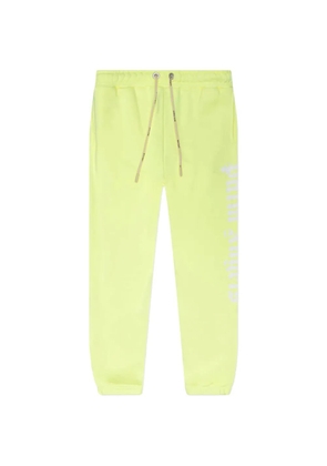 Palm Angels logo-print track pants - Yellow