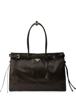 Prada Bonnie extra-large leather bag - Green