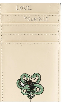 Zadig&Voltaire ZV card tattoo card holder - Neutrals