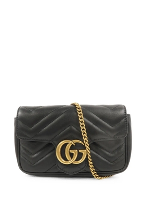 Gucci Pre-Owned GG Marmont Super Mini shoulder bag - Black