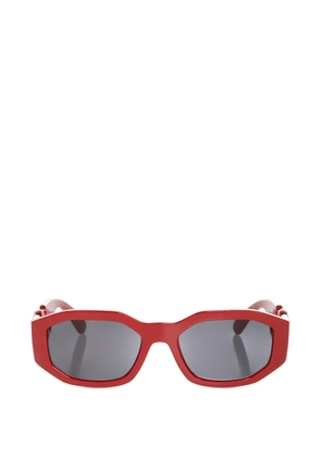 Versace Medusa Biggie geometric-frame sunglasses - Red