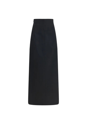 The Row Iphora pleated skirt - Black