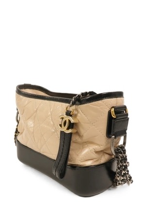 CHANEL Pre-Owned Gabrielle quilted shoulder bag - Neutrals