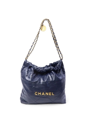 CHANEL Pre-Owned Chanel 22 quilted tote bag - Blue