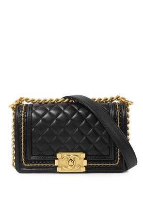 CHANEL Pre-Owned Boy chain shoulder bag - Black