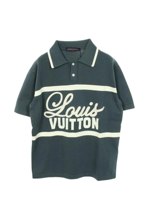 Louis Vuitton Pre-Owned 2020s Cycling striped polo shirt - Green