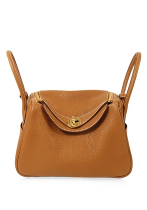 Hermès Pre-Owned Lindy 26 leather tote bag - Brown