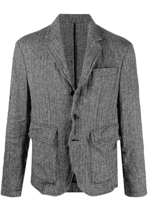 DSQUARED2 herringbone print blazer - Grey