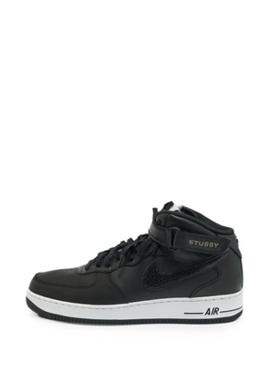 Nike Vintage x Stussy Air Force 1 lace-up leather sneakers - Black
