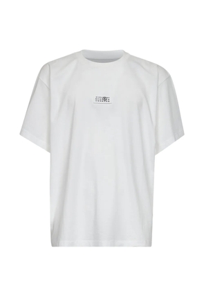 MM6 Maison Margiela logo-patch T-shirt - White