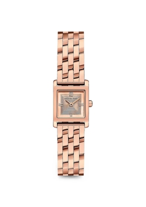 Michael Kors Georgie square-face 19mm watch - Pink