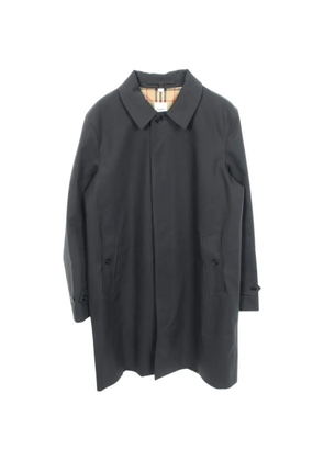 Burberry Pre-Owned 2010s convertible collar coat - Blue
