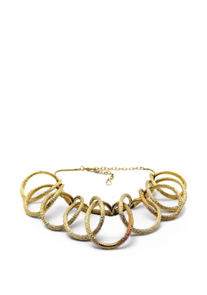Christian Dior Pre-Owned 1990s loop collar necklace - Gold