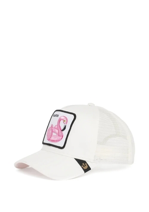GOORIN BROS patch-detail mesh-panel trucker hat - White