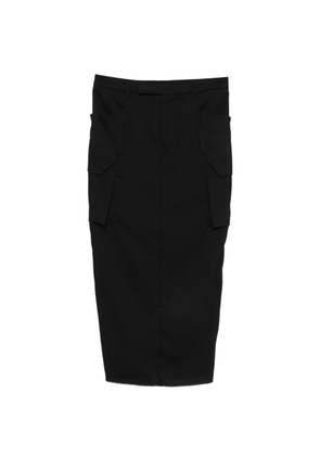 Rick Owens Firbanks cargo maxi skirt - Black