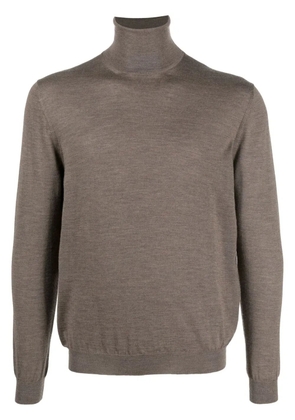 Malo roll-neck knit jumper - Brown