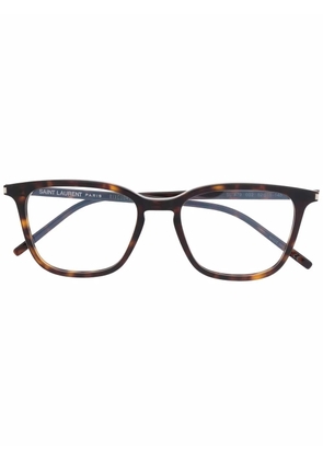 Saint Laurent Eyewear tortoise shell glasses - Brown
